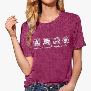 Disney “what a wonderful world” shirt